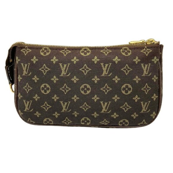 LOUIS VUITTON Brown Monogram Pouch - Picture 2 of 10